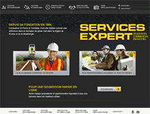 Tablet Screenshot of excavationst.com